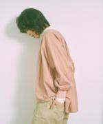 ナチュラルピーチワッシャービエラ　ブラウス